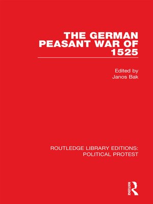 cover image of The German Peasant War of 1525